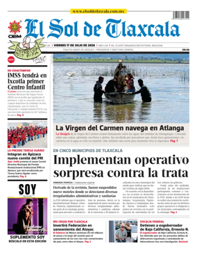 Cover of El Sol de Tlaxcala