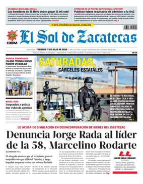 Cover of El Sol de Zacatecas