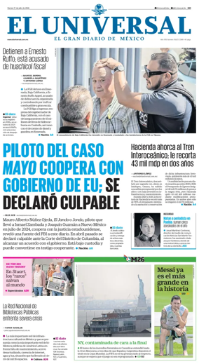 Cover of El Universal