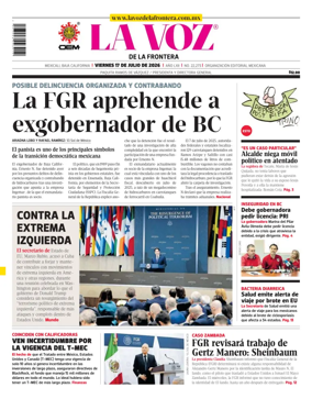 Cover of La Voz de la Frontera
