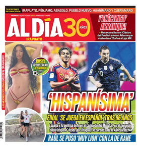 Cover of Periodico Al Dia (Irapuato)