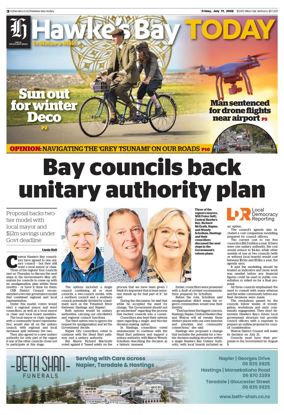 Cover of Hawke's Bay Today