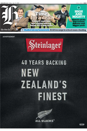 Cover of The New Zealand Herald