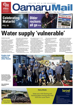 Cover of The Oamaru Mail