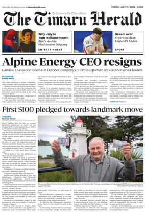 Cover of The Timaru Herald