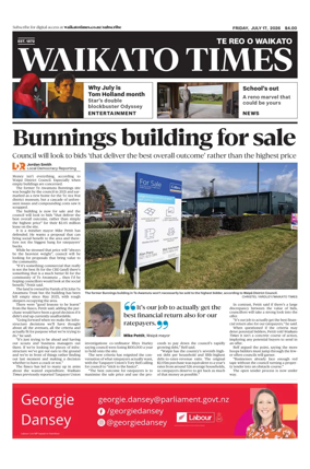 Cover of Waikato Times