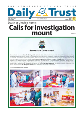 Cover of Daily Trust