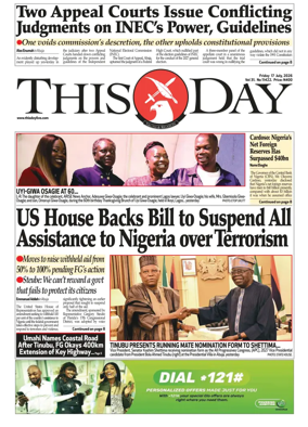 Cover of THISDAY