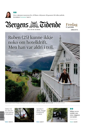 Cover of Bergens Tidende