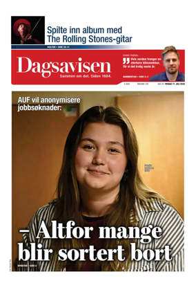 Cover of Dagsavisen