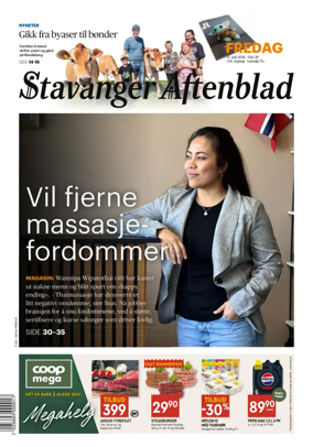 Cover of Stavanger Aftenblad