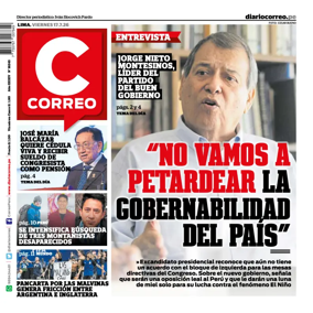 Cover of Diario Correo
