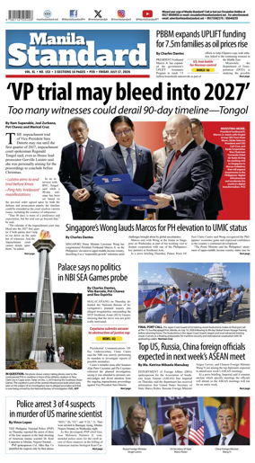 Cover of Manila Standard