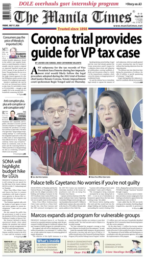 Cover of The Manila Times