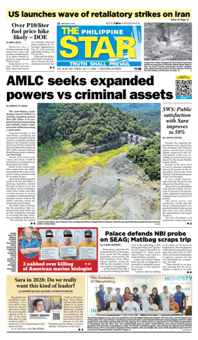 Cover of The Philippine Star