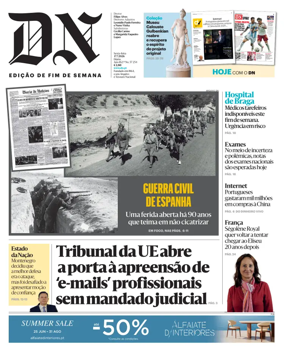 Cover of Diario de Noticias