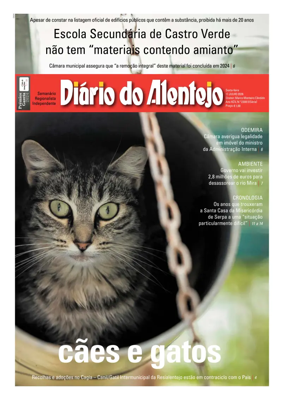 Cover of Diario do Alentejo