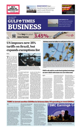 Cover of Gulf Times Business