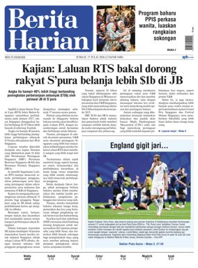 Cover of Berita Harian