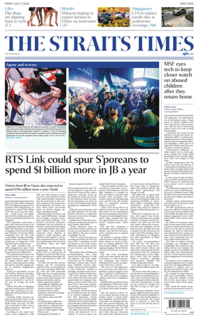 Cover of The Straits Times