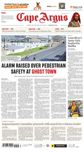 Cover of Cape Argus (PM Edition)