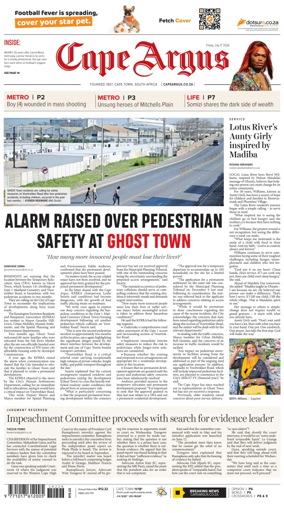 Cover of Cape Argus