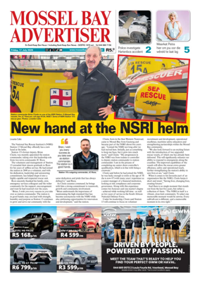 Cover of Mossel Bay Advertiser