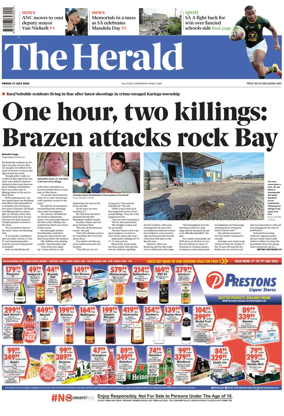 Cover of The Herald (South Africa)