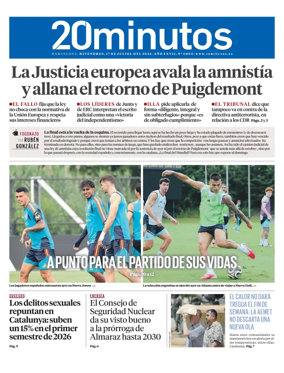 Cover of 20 Minutos Barcelona