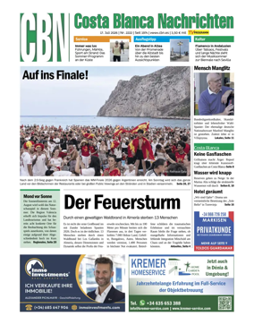 Cover of Costa Blanca Nachrichten