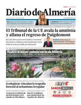 Cover of Diario de Almeria