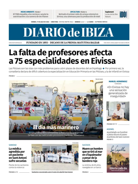 Cover of Diario de Ibiza