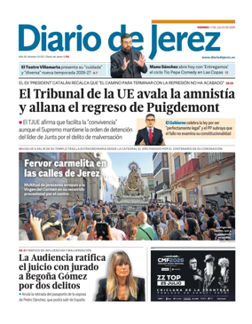Cover of Diario de Jerez