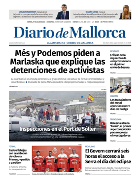 Cover of Diario de Mallorca