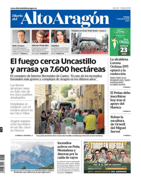 Cover of Diario del Alto Aragon