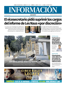 Cover of Diario Informacion
