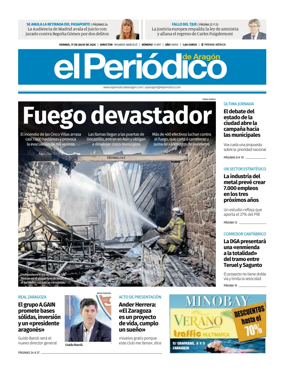 Cover of El Periodico Aragon
