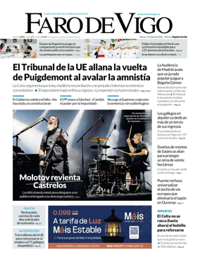 Cover of Faro de Vigo