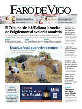 Cover of Faro de Vigo (Deza/Tabeiros-Montes)
