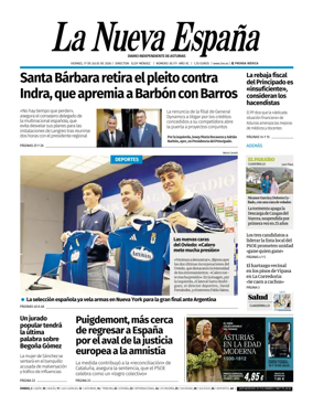 Cover of La Nueva Espana (Oviedo)