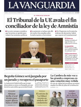 Cover of La Vanguardia (1st Edition)