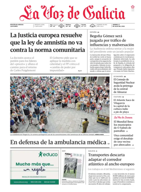 Cover of La Voz de Galicia (Arousa)