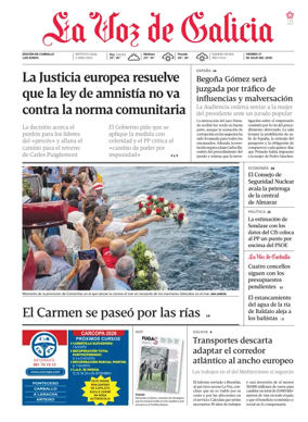 Cover of La Voz de Galicia (Carballo)