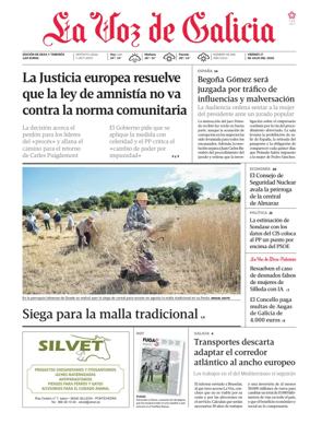 Cover of La Voz de Galicia (Deza)