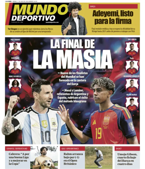 Cover of Mundo Deportivo (Barcelona)