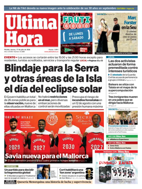 Cover of Ultima Hora