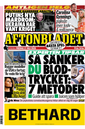 Cover of Aftonbladet