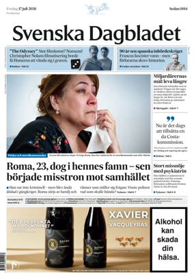 Cover of Svenska Dagbladet