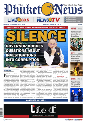 Cover of The Phuket News