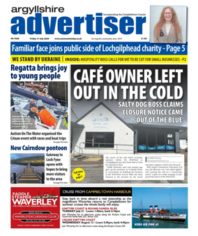 Cover of Argyllshire Advertiser